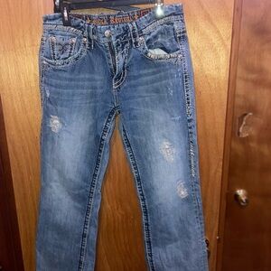 Rock Revival Men's Blue Jeans